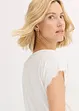 Maglia in viscosa con pizzo, bonprix