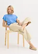 Maglia con pizzo lavorato all'uncinetto, bonprix