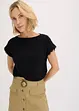 Maglia in viscosa con pizzo, bonprix