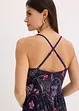 Abito lungo in delicato tulle con spalline, bonprix