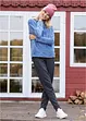 Pantaloni in felpa con cinta comoda, bonprix