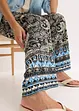 Pantaloni a palazzo in misto viscosa morbido, bonprix