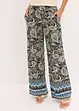 Pantaloni a palazzo in misto viscosa morbido, bonprix