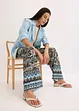 Pantaloni a palazzo in misto viscosa morbido, bonprix