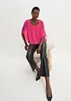 Blusa in chiffon con canotta, bonprix
