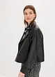 Trench corto in similpelle, bonprix