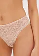 Slip alto sgambato in pizzo riciclato (pacco da 3), bonprix
