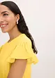 Maglia con maniche a volant, bonprix