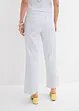 Jeans wide leg cropped, vita alta, bonprix