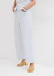 Jeans wide leg cropped, vita alta, bonprix