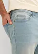 Bermuda di jeans elasticizzati con cavallo rafforzato, regular fit, bonprix