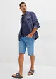 Maglia serafino a maniche corte in puro cotone, bonprix
