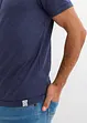 Maglia serafino a maniche corte in puro cotone, bonprix