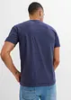 Maglia serafino a maniche corte in puro cotone, bonprix