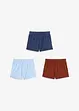 Shorts in jersey di puro cotone biologico (pacco da 3), bonprix