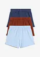 Shorts in jersey di puro cotone biologico (pacco da 3), bonprix