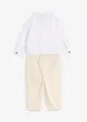 Camicia a body e pantaloni chino in puro cotone (set 2 pezzi), bonprix