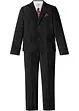 Completo (4 pezzi) giacca, pantaloni, camicia, cravatta, bonprix