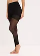 Leggings modellanti antisfregamento 30 den, con cinturino confortevole e poliammide rinfrescante, bonprix