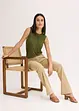 Pantaloni elasticizzati bootcut, bonprix