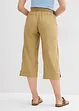 Pantaloni cropped in misto lino e cotone, bonprix