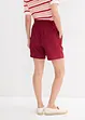 Shorts paper bag in misto lino, bonprix