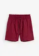 Shorts paper bag in misto lino, bonprix