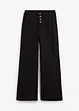 Pantaloni a palazzo in misto lino extra lunghi, bonprix