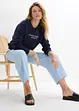 Pantaloni culotte in mussola di cotone, bonprix