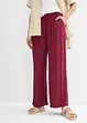 Pantaloni a palazzo in morbida viscosa, bonprix