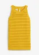 Top in maglia traforata in misto lino, bonprix