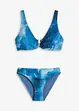Bikini in materiale glitterato (set 2 pezzi), bonprix