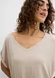 Maglia oversize in misto viscosa fluente, bonprix