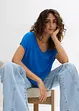 Maglia oversize in misto viscosa fluente, bonprix