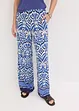Pantaloni in jersey di misto viscosa morbido in fantasia, bonprix