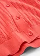 Cardigan traforato in misto lino, bonprix