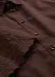 Camicia cropped in misto lino, bonprix