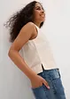 Top in fresco misto lino, bonprix