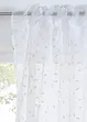 Tenda trasparente con poliestere riciclato e stampa lucida (pacco da 1), bonprix