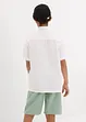 Camicia a maniche corte in misto cotone fresco e leggero, bonprix