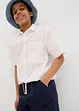 Shorts con elastico in vita in misto cotone fresco e leggero, regular fit, bonprix