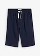 Shorts con elastico in vita in misto cotone fresco e leggero, regular fit, bonprix