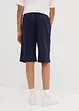 Shorts con elastico in vita in misto cotone fresco e leggero, regular fit, bonprix