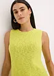 Top in maglia di cotone con lavorazione a rilievo, bonprix
