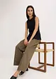 Top in maglia di cotone con lavorazione a rilievo, bonprix