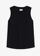 Top in maglia di cotone con lavorazione a rilievo, bonprix