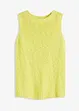 Top in maglia di cotone con lavorazione a rilievo, bonprix