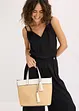 Borsa shopper in simil paglia, bonprix