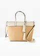 Borsa shopper in simil paglia, bonprix