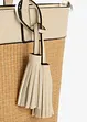 Borsa shopper in simil paglia, bonprix